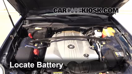 2007 Cadillac SRX 4.6L V8 Battery Replace